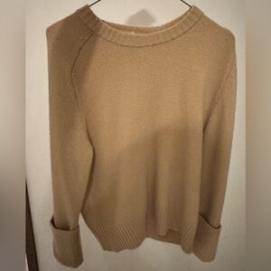 Reiss Camel Crew Neck Sweater